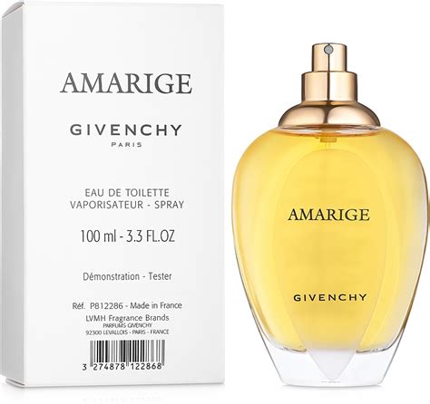 amarige de givenchy tester|Amarige by Givenchy Eau De Toilette Spray (Tester) 3.4 oz Women.